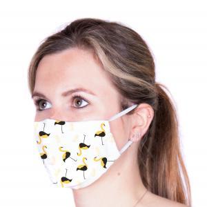 Face mask flamingo
