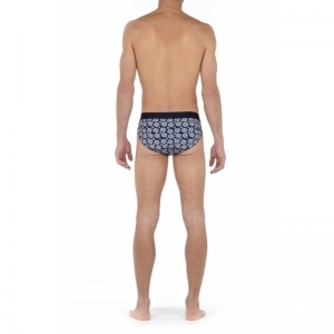 riviera navy print