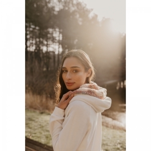 Julia velours ecru