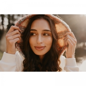 Julia velours ecru