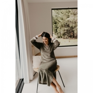 Colette velours olive