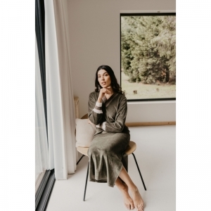 Colette velours olive