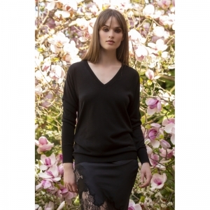 silk Zwart kant