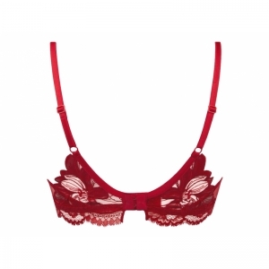 glamour couture rouge cuir