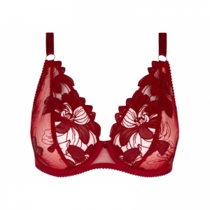 glamour couture rouge cuir