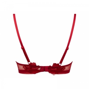 glamour couture rouge cuir