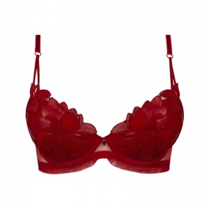 glamour couture rouge cuir