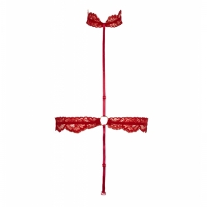 glamour couture rouge cuir