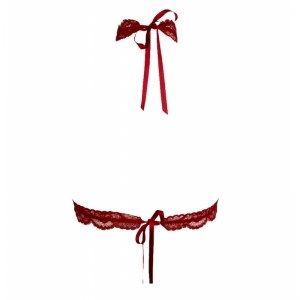 glamour couture rouge cuir