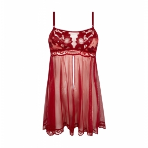 glamour couture rouge cuir