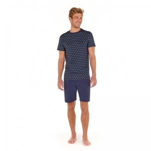 mougins navy print