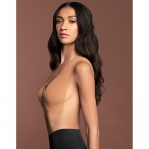 body tape roll+satin nipple cappucino