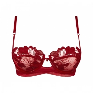 glamour couture rouge cuir