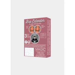 extenders 3 haakjes breed skin/wit/zwart