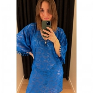 La muse dentelle cobalt