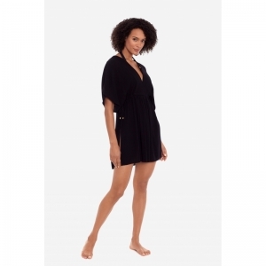crinkle rayon zwart