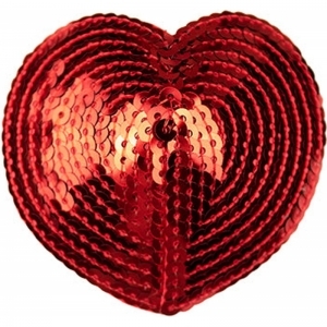 Heart nipple cover  rood