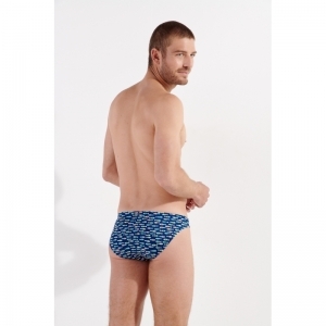trouville navy print
