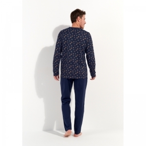 mandala Navy print