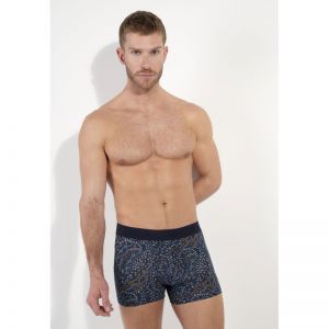 fontainebleau navy print
