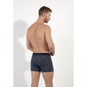 fontainebleau navy print