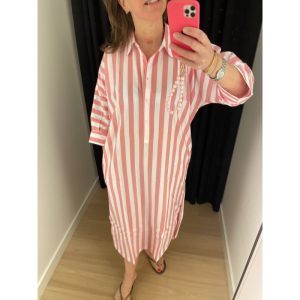 pluz streep coral pi