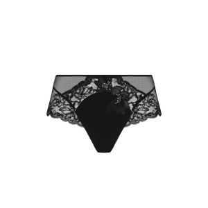 cuir sexy couture noir argent